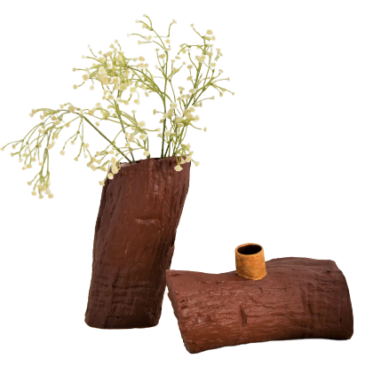 wooden ash tree exclusive unique cremation urn ceramic